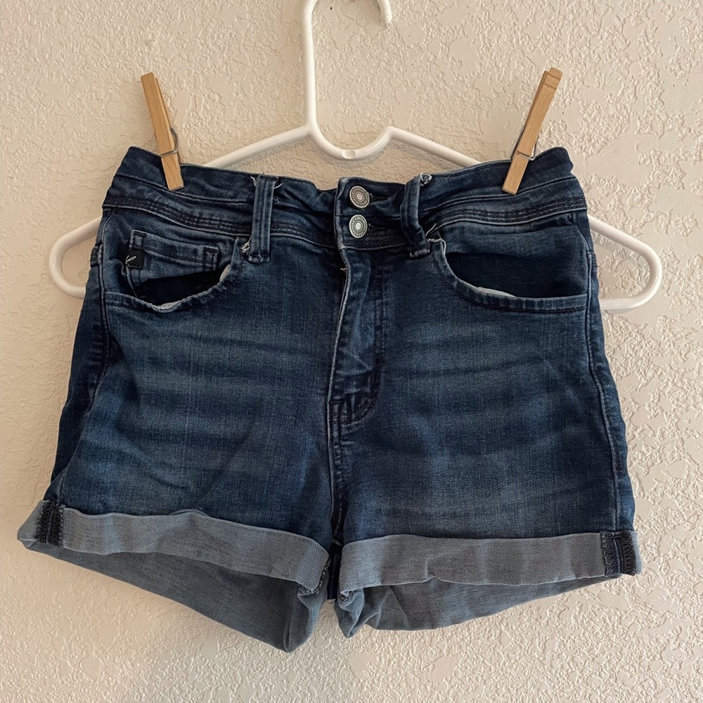 Kancan denim shorts indigo blue